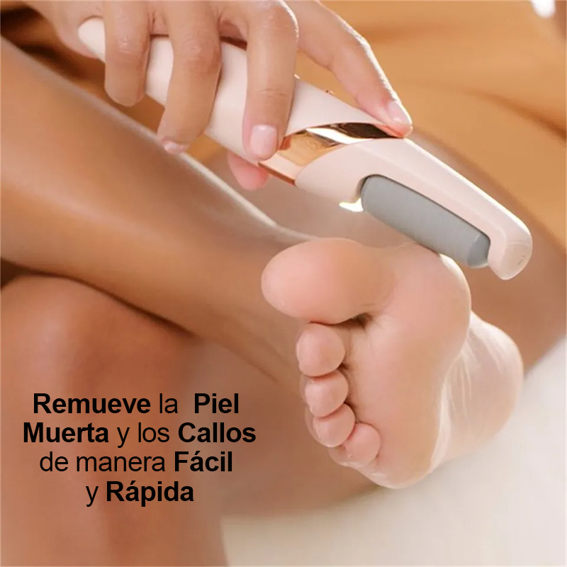 Lima eléctrica removedor de callos recargable - Elimina durezas sin esfuerzo en casa